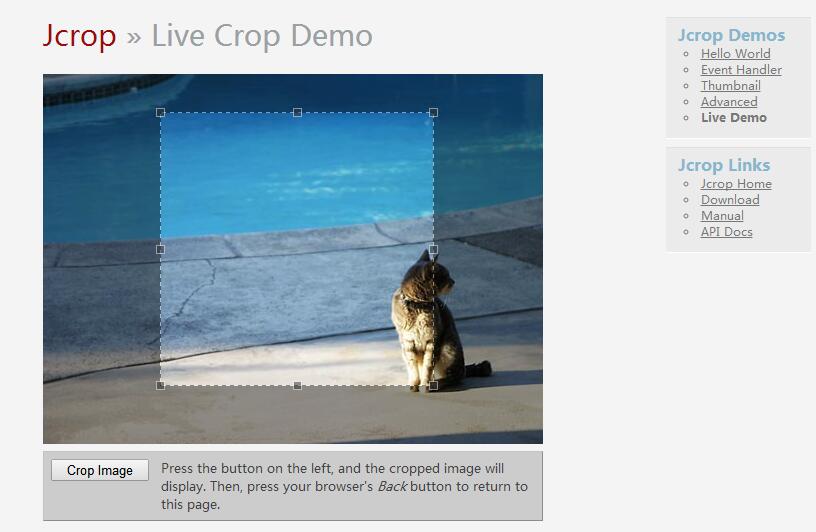 jQuery Jcrop一個(gè)功能強(qiáng)大的 jQuery 圖像裁剪插件